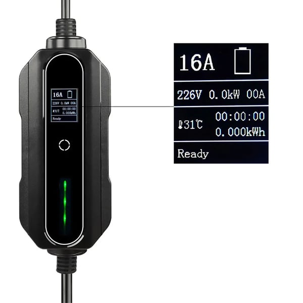 EV Biloplader, Type 2 Kompatibilitet, 5 Meter Længde,ANDAIIC EE1610K(5 meter)