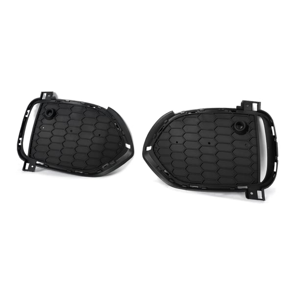 Frontbumper tågelys gitter, lukket honningkage stil, høj kvalitet ABS plast, passer til BMW X5 F15 2014-2018,par