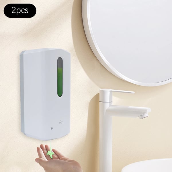 Sæbe dispenser, automatisk sensor, vægmonteret, stor kapacitet