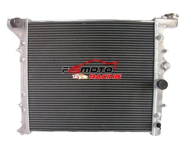 Radiator, Aluminium, Kerne Størrelse 500mm x 448mm x 50mm, 2 Rækker, Indgang 35mm, Udgange 35mm