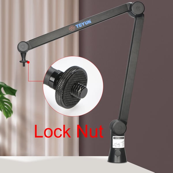 Mikrofonholder, Metal Boom Arm, 1KG Belastningsevne,NBA-6