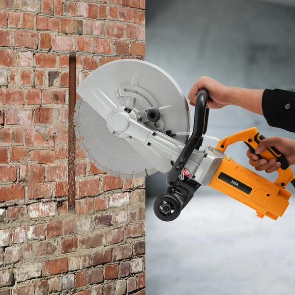 Betonklipper, 3000W motor, 14-tommer savklinge,EU, Gul