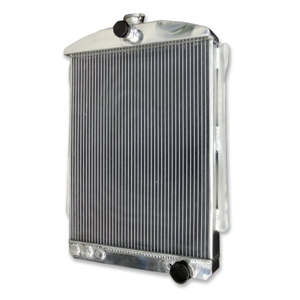 Aluminium Radiator, Kerne Størrelse 440mm x 540mm x 56mm, Samlet Størrelse 510mm x 700mm x 165mm, Øverste Udløb 38mm, Nederste Udløb 45mm