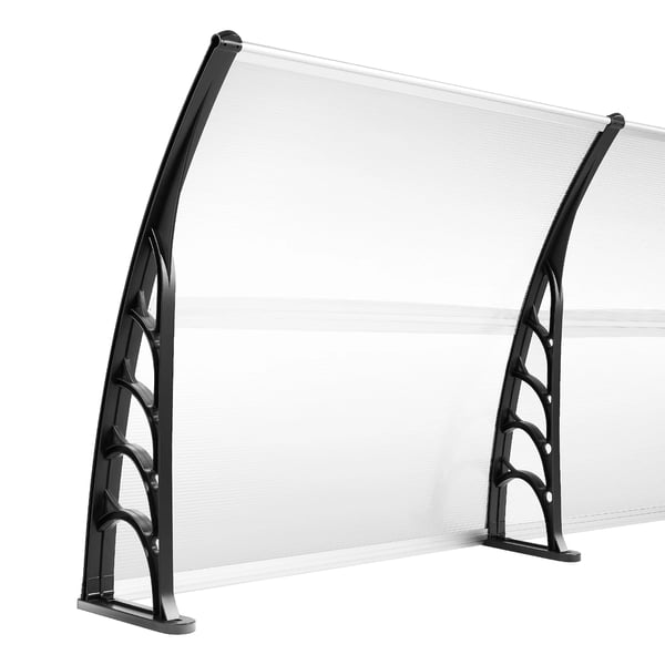 Dørmarkise, Belastning 15kg/m², UV-blokering 95%, Temperaturtolerance -30°C til 180°C, Dimensioner 200cm x 90cm, Huldybde 5mm