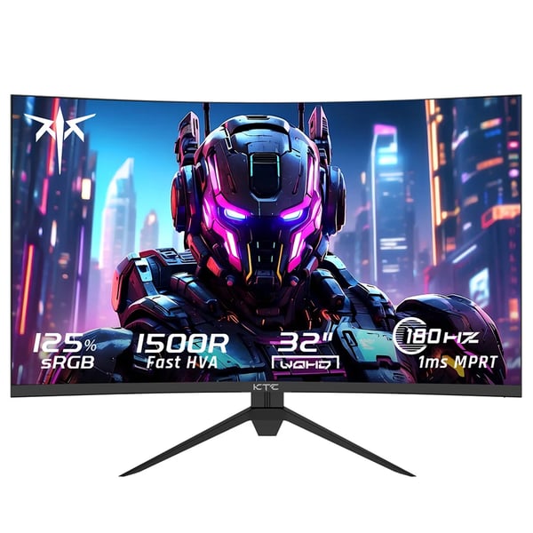 Gaming Monitor, 32-tommer, 180Hz Opdateringsfrekvens,KTC H32S17, EU Stik