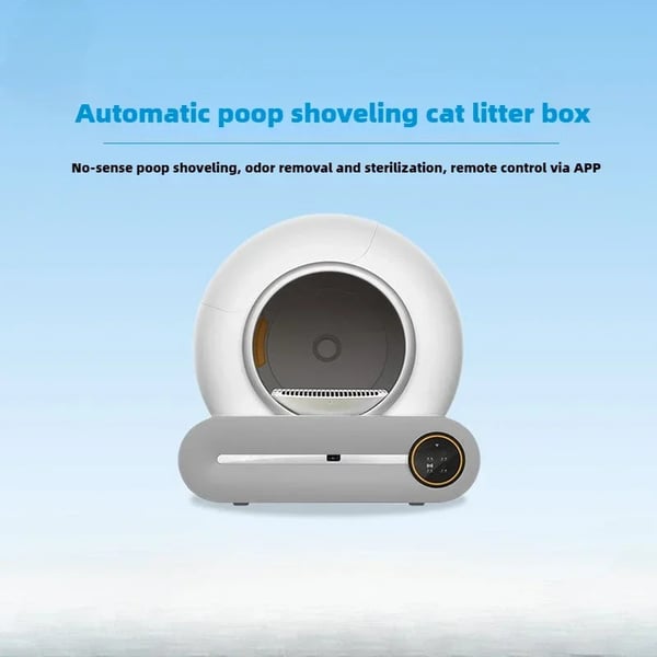 Kattebakke, Automatisk Rengøring, Smart Kontrol,hvid - EU