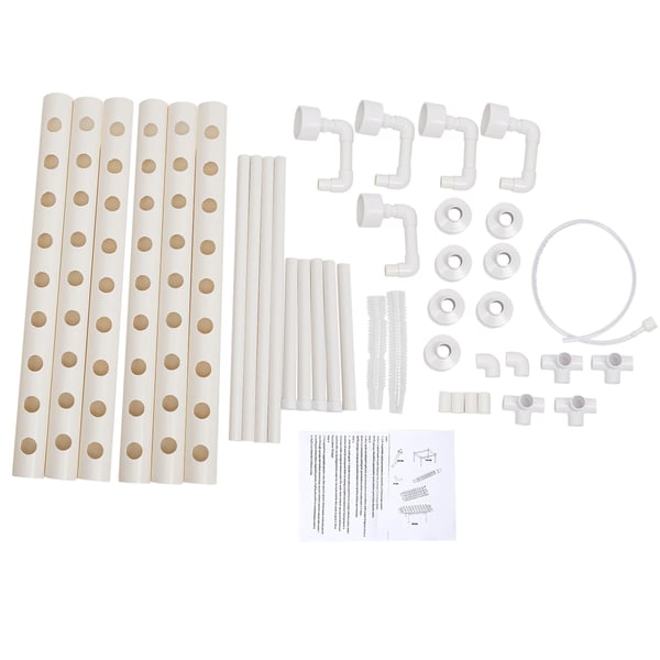 Hydroponiskt växtkit, 54 växtplatser, effektiv näringsdistribution,VIT