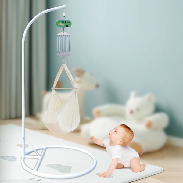 Elektrisk Baby Gyngestol Controller, Justerbar Timer, Høj Belastningskapacitet,Blå