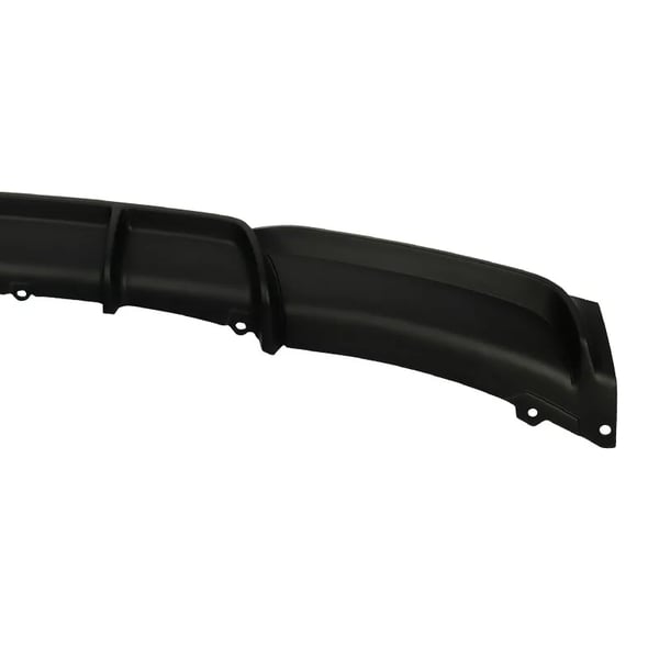 Bageste kofanger diffuser, kompatibel med luksus sedan, tvillingeudstødning design,matte sort