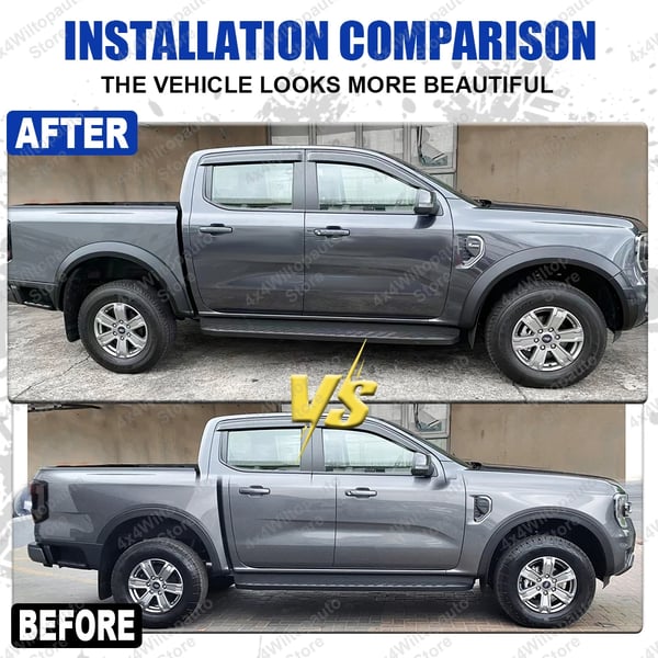 Fender Flares, Helppo Asennus, Kestävä Suunnittelu,FORD RANGER T9