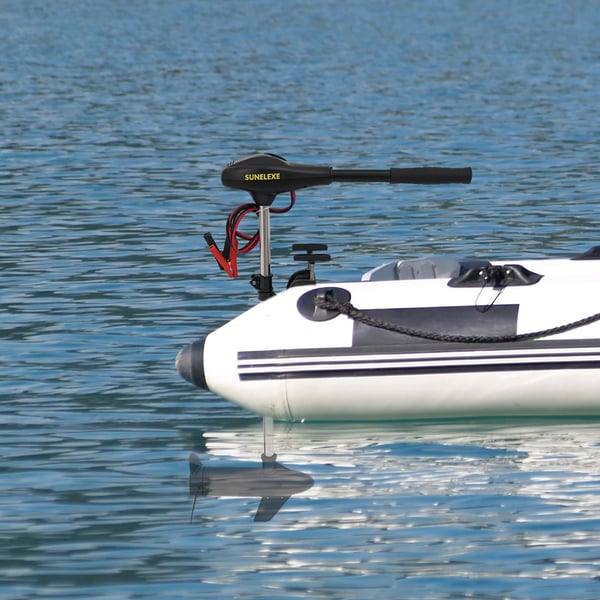 Trolling Motor, 40 lbs Træk, 5 Justerbare Hastigheder,sort