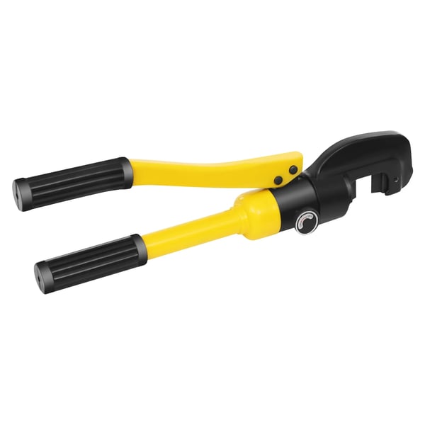 Hydraulisk Armeringsjernsklipper, 8 Ton Skærekraft, Kompakt Design,Gul