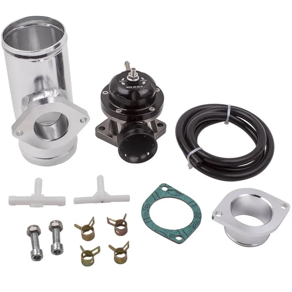 Blow Off Ventil, 30 PSI Boost Kapacitet, Holdbar Aluminium Konstruktion, Nem Samling