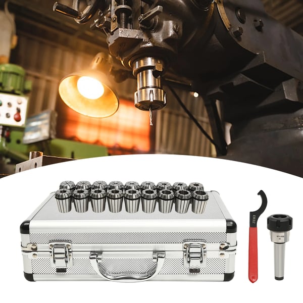 Møllemaskine Collet Chuck Sæt, Høj Præcision 0,015 mm, Holdbart Stål og Aluminiumlegering,MT3-E32