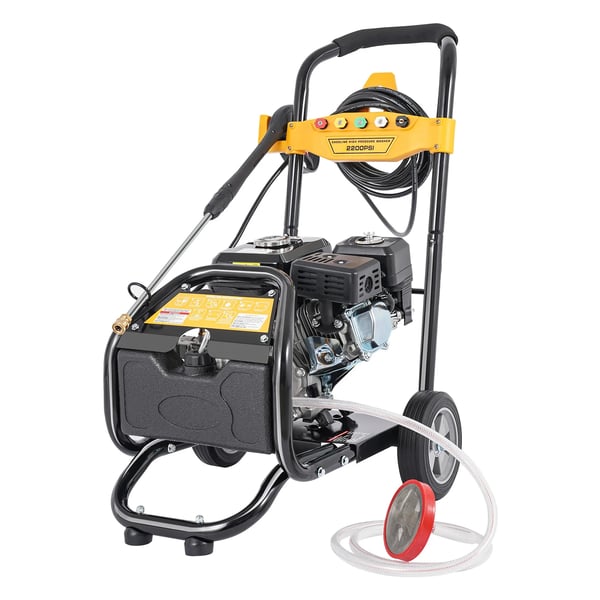 Gastryksvasker, 2200 PSI, 7,5 HK Motor,sort, 2465PSI