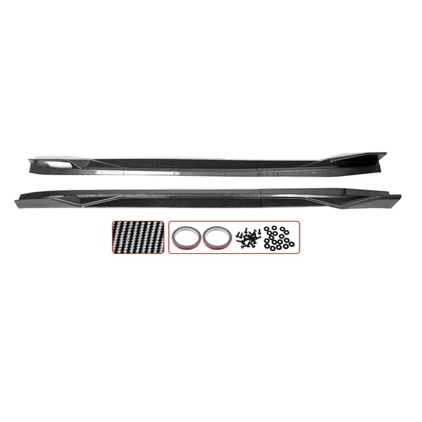 Side Skirt, Konkurrence Stil Design, Holdbar Plast Konstruktions,kulstoflook