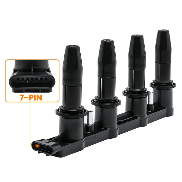 Tændspole, 7-pins stik, til Opel Insignia A 2008-2017, til Opel Zafira C 2011-2016, lukket magnetisk tændingstype, højtydende reservedel