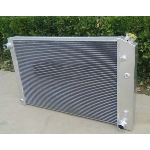 Radiator, Højkvalitets aluminium, Optimeret kerne størrelse, Øget kølekapacitet, Passer til 1973-1991 modeller, 100% svejset konstruktion