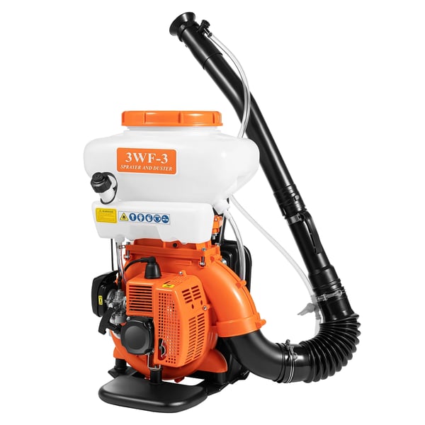 Rygsprøjte, Høj kapacitet 3,7 gallon, Kraftfuld 2,13 kW motor,Appelsin