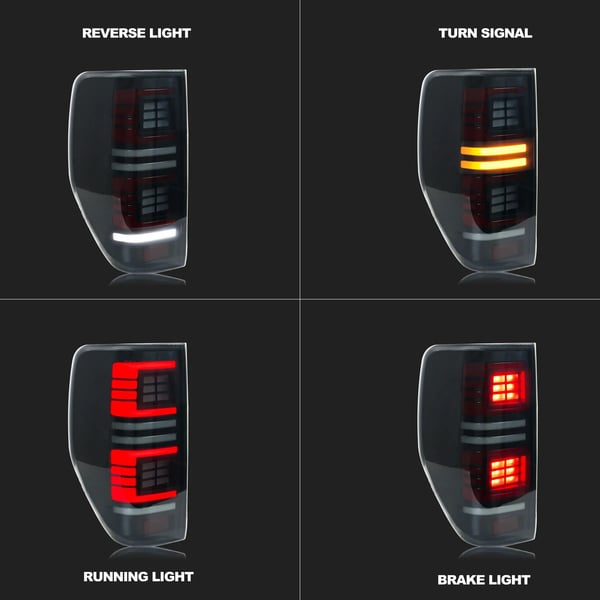 LED Baglygter, Sekventiel Blinklys, Plug-and-Play Installation