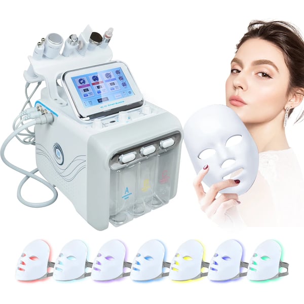Hydro Vand Oxygen Jet Peel Maskine, Dyb Hydrationsteknologi, RF Lifting, Dermabrasion Funktion