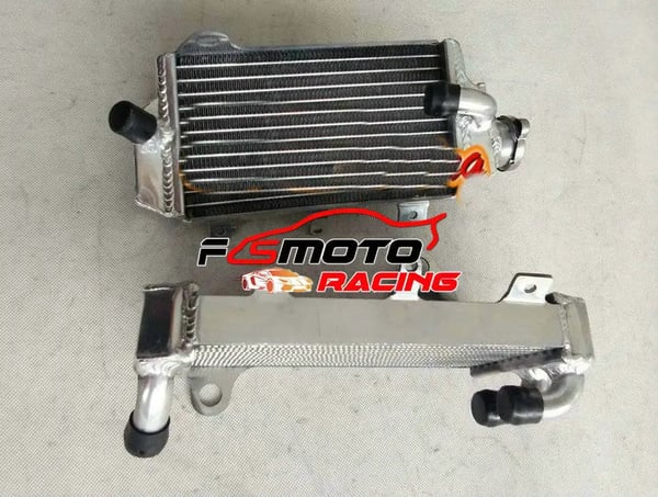 Radiator, Aluminium, Forbedret Køleeffektivitet, Kompatibel med Honda CRF 250R 2018-2020, Tig Svejset Konstruktion, Ydelsestestet