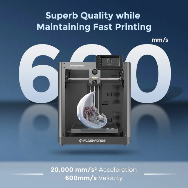 3D-printer, automatisk nivellering, højhastighedsudskrivning,Flashforge Adventurer 5m