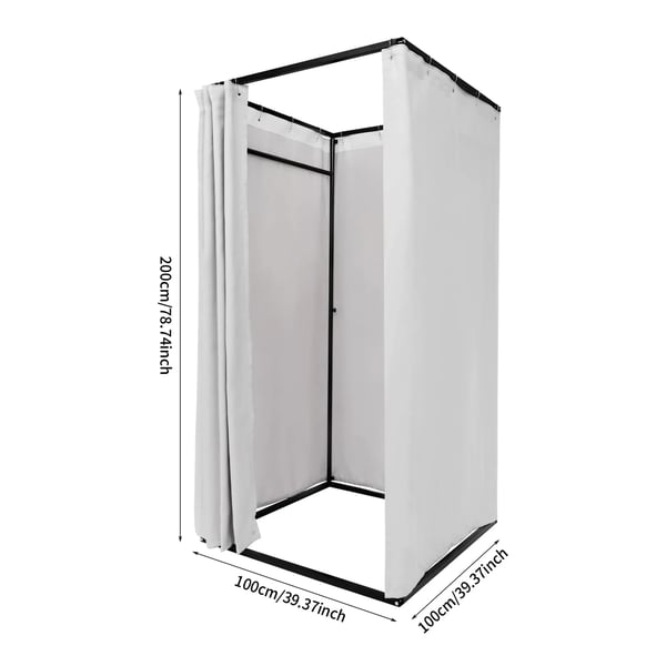 Omklädningsrum, Fristående Design, Hållbara Material,GRÅ