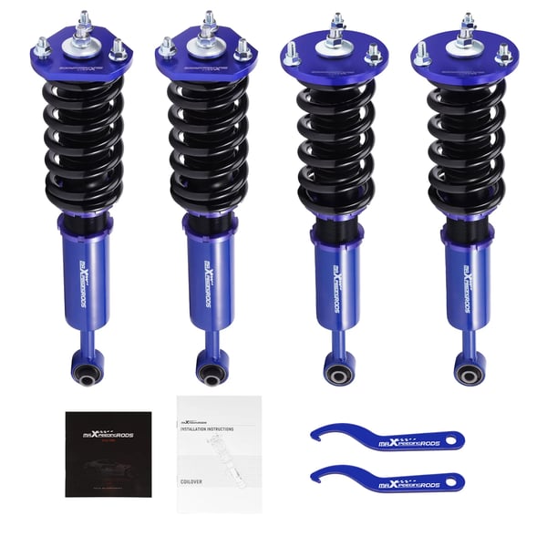 Coilover affjedringskit, justerbar højde, glat kørsel, holdbar konstruktion