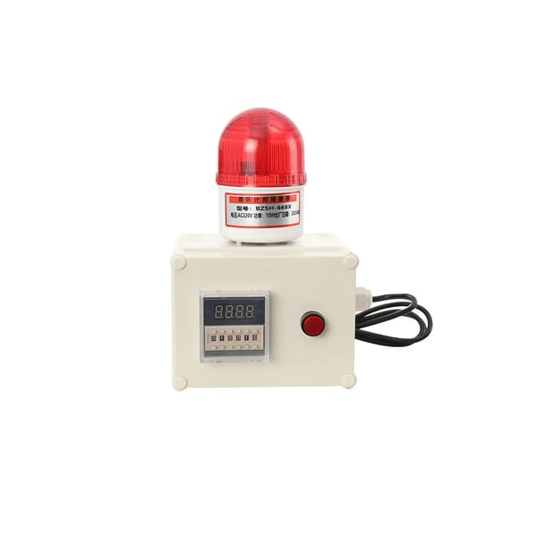 Industriel Alarm, ABS Plast, Lydniveau 90-110 dB, Cyklus Timing Funktion, Alsidig Brug, Vejrbestandig