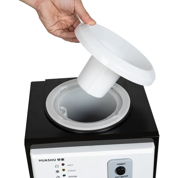 Vandkøler Dispenser, Fritstående, Varme & Kolde Muligheder,sort