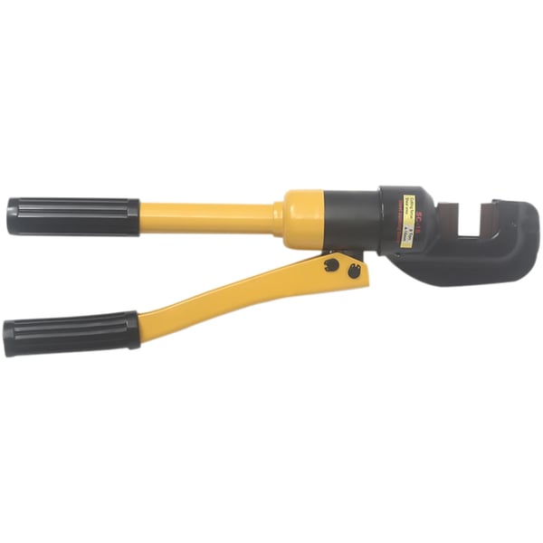 Hydraulisk Armeringsjernskærer, 8 Ton Skærekraft, Kompakt Design,Gul
