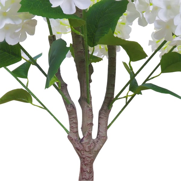 Kunstig Hortensia Træ, 90 cm Højde, Silke Materiale