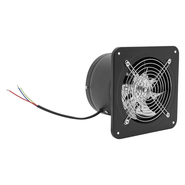 Exhaust Fan, Väggmonterad, Effektiv Luftcirkulation,svart