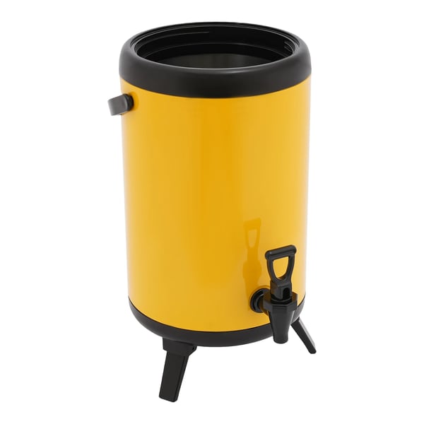 Drikkevarebeholder, Isoleret Design, Ergonomisk Håndtag,Gul