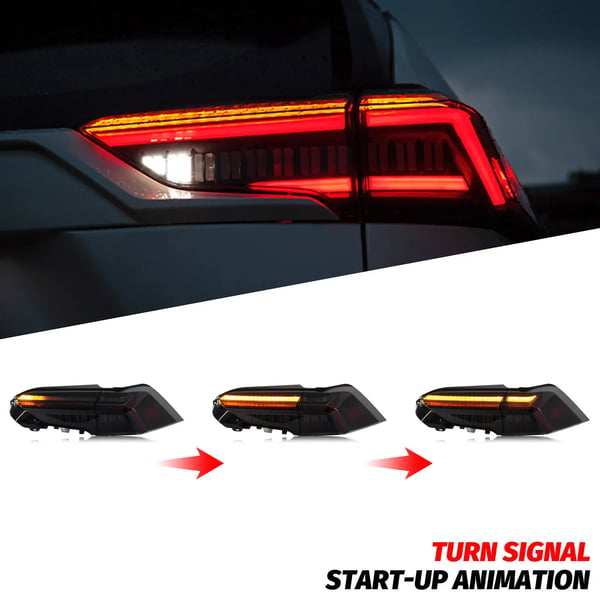 LED Baglygter, 35 W, 12 V, 3400 LM, Sekventiel Blinklys, Til 2019-2025 Kompakte SUV'er