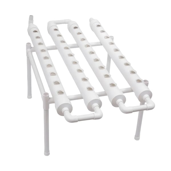 Hydroponisk Vækstsystem, 36 Planteplaceringer, Pladsbesparende Design,HVID