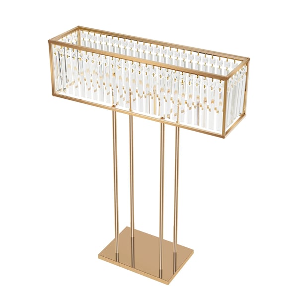 Blomsterstand, Moderne Design, Holdbar Krystal og Jern Konstruktion,Guld