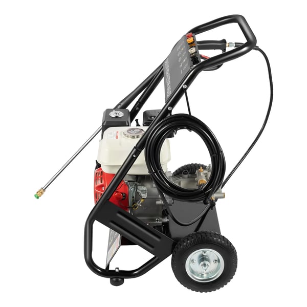Benzin Højtryksrenser, 2200 PSI, 7,5 HK Motor,Rød