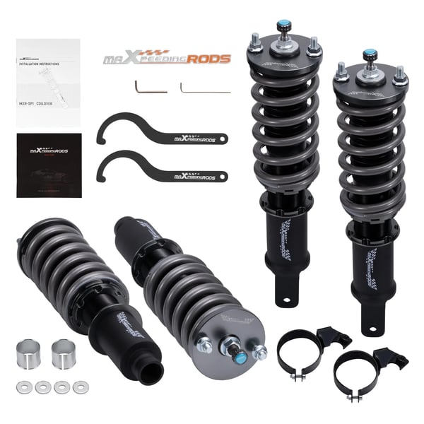 Coilover Kit, Justerbar Camber Plade, 62 mm Længde, 50 mm Bredde, 19 mm Højde, 22,12 kg Vægt