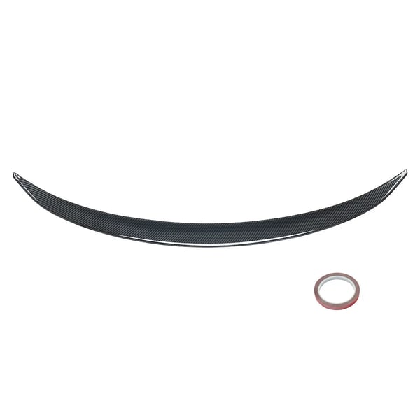 Bakspoiler, ABS-plast, kolfiberlook, bakplacering,Kolfiberlook