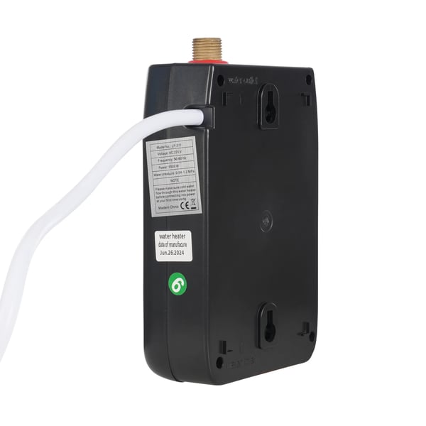Elektrisk Vandvarmer, 5500W Effekt, Øjeblikkelig Opvarmningsteknologi, Holdbar ABS Konstruktion, Kompakt Design