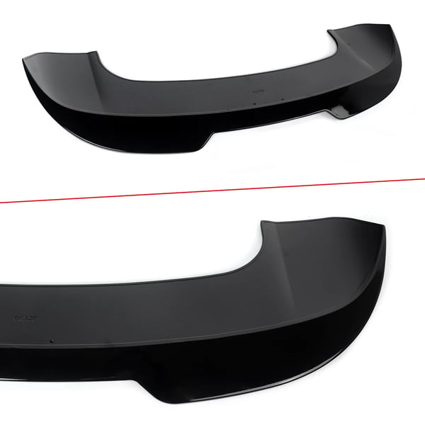 Bagagerumsdæksel Spoiler, Sporty Design, Nem Installation,Glansende Sort