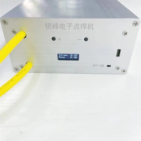 Bærbar Punktsvejser, 3400W Effekt, Oled Skærm,5600mAh 8,4V 3400W