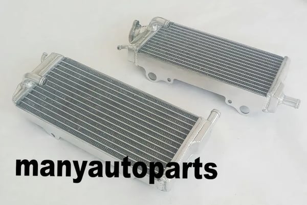 Aluminiumkøler, Venstre Kerne Størrelse 290mm x 128mm x 32mm, Oversize 368mm x 155mm x 104mm, Kompatibel med TM Racing 250/300, Øger Kølingen med 40%
