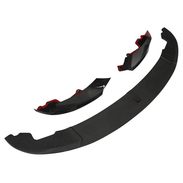 Bumper Lip Splitter, Stilfuldt Design, Holdbart Materiale, Kompatibel med BMW,Kulfiberlook