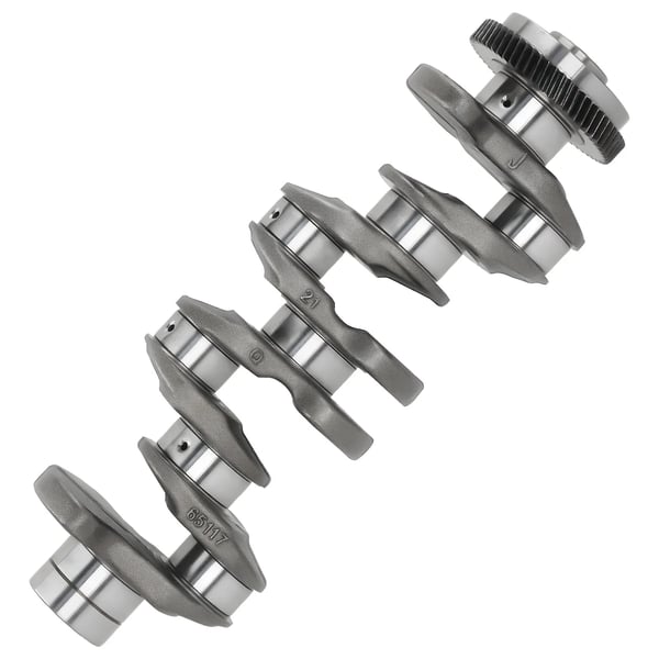 Krankskaft, Stålmateriale, Total længde 459mm, Spindeldiameter 60mm, Stangdiameter 52mm, Kompatibel med OM 651 dieselmotorer