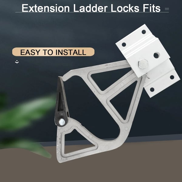 Forlængerstige Lås, Aluminiumlegering Konstruktion, Dimensioner 10cm x 22.5cm x 1cm, Kompatibel med Forskellige Modeller, Sikker Låseydelse