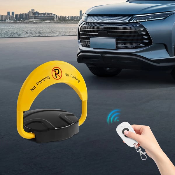 Parkeringlås, Holdbart Stål, Intelligent Alarm,Gul