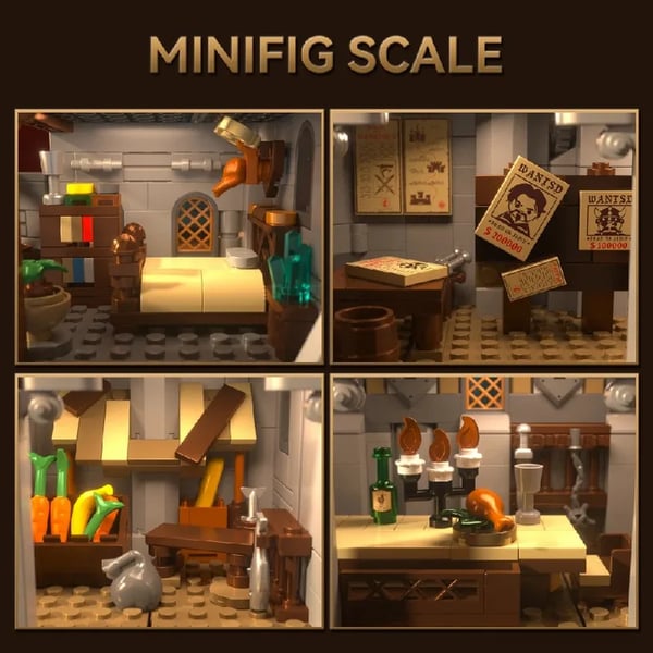 Samlingsmodel, 2654 Stykker, Kreativ Puslespiloplevelse,med instruktion